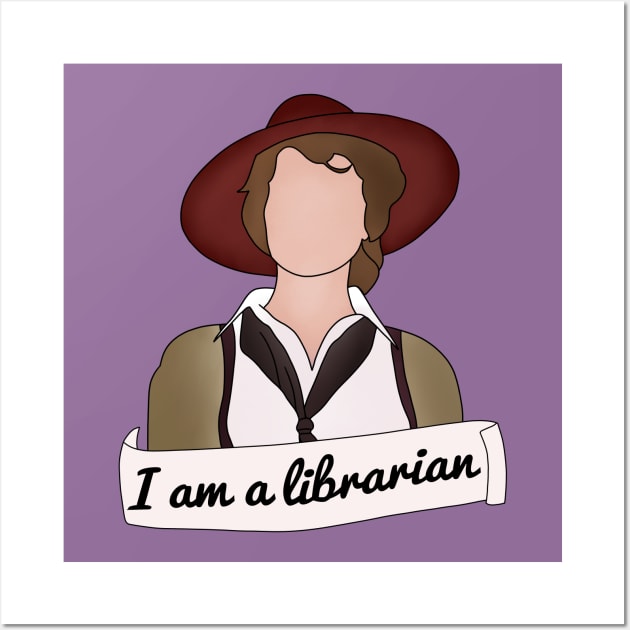 i am a librarian Wall Art by aluap1006